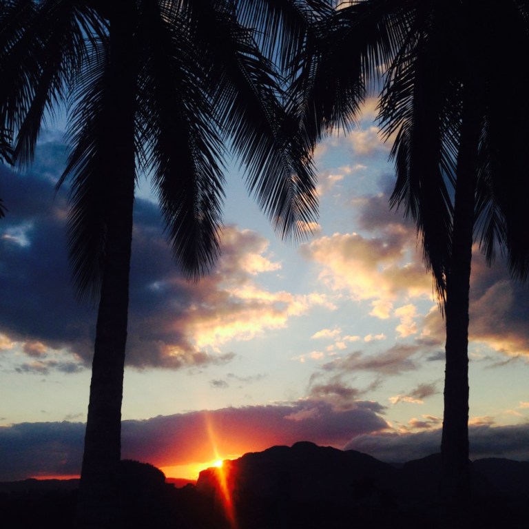 In a rocking chair, with a mohito, watching the sunset...