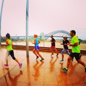 Nike run club in the rain!
