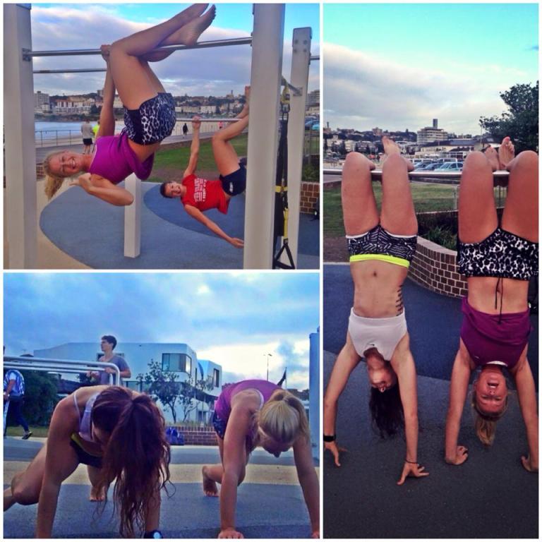 Bikini body guide week 12 complete! Plus some hanging upside down just for good measure...