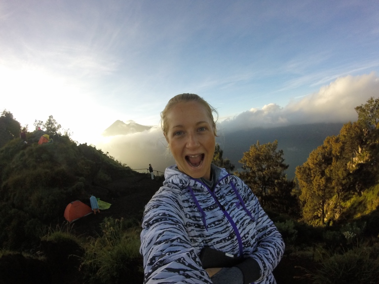 Waking up on a volcano = EXCITING!!!
