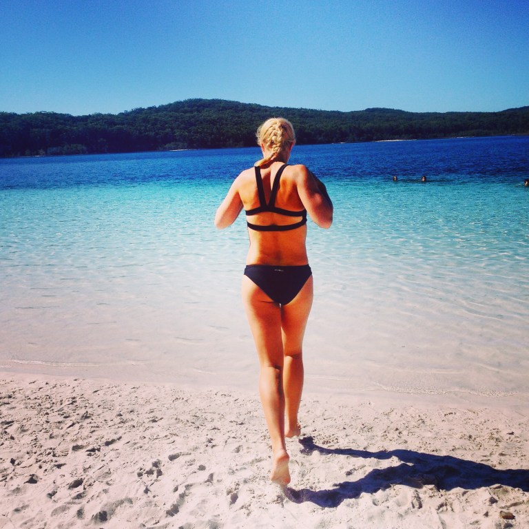 Too excited to get in that water!