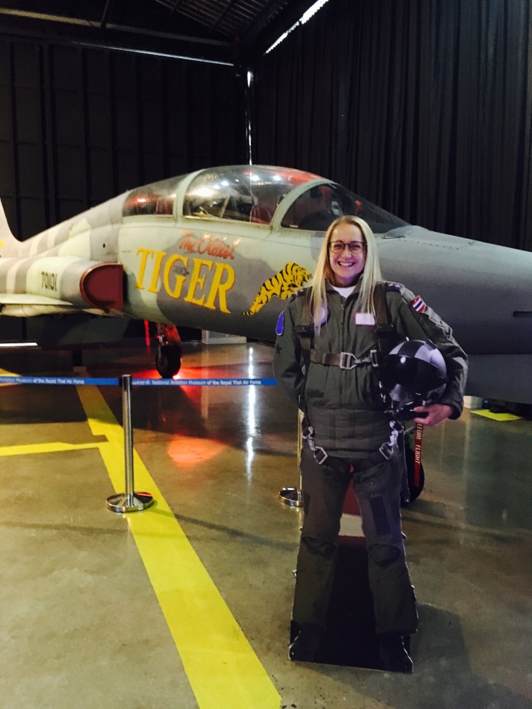 At the aircraft museum. A good chance for Roseanna and I to catch up whilst the guys talked planes...