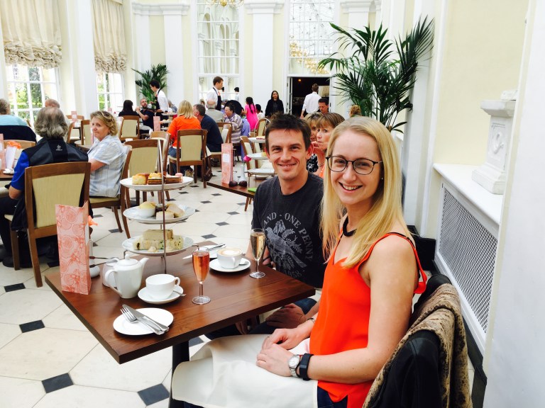 3rd afternoon tea of the trip in the Orangery