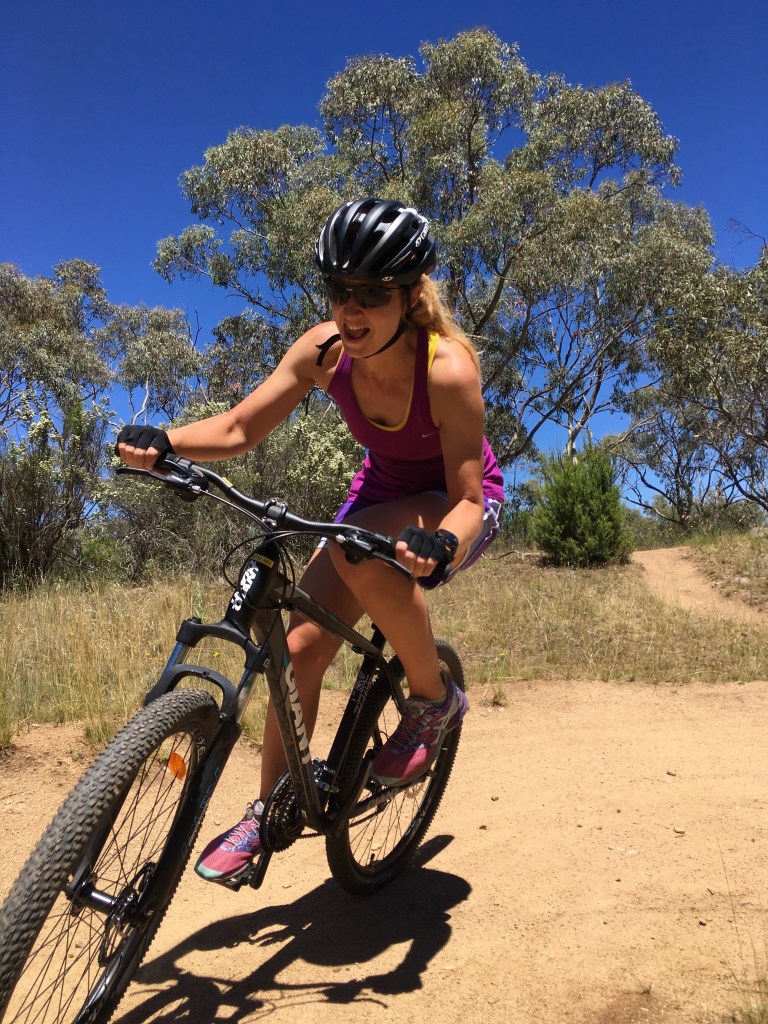 About to crash into the cameraman...