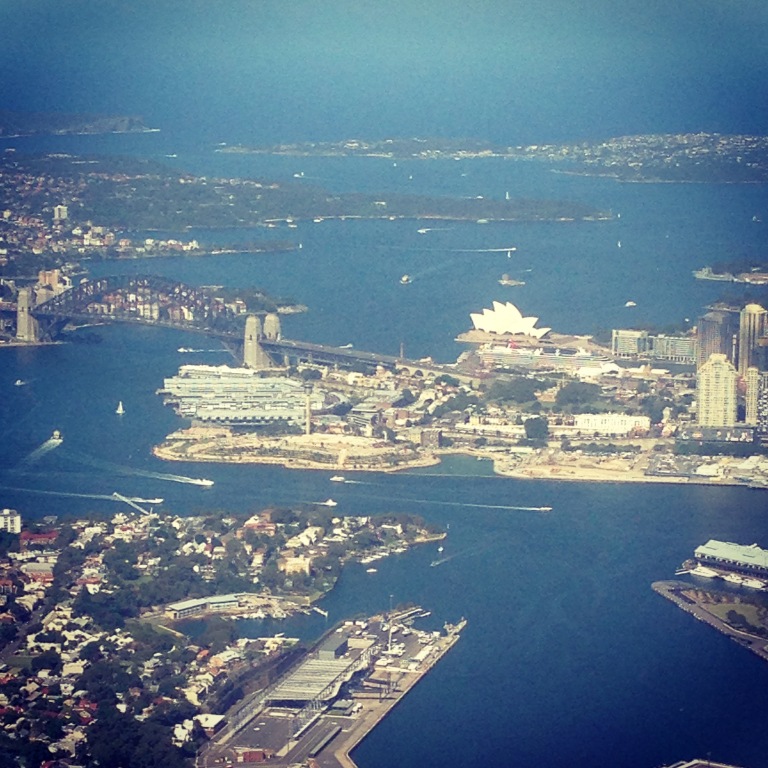 Arriving in Sydney